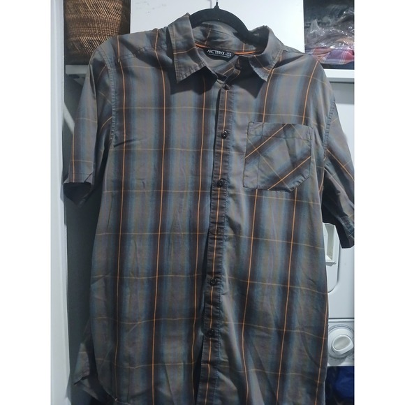 Arc'teryx Other - Mens Arcteryx Tranzat Plaid Short Sleeve Button Down Shirt MEDIUM